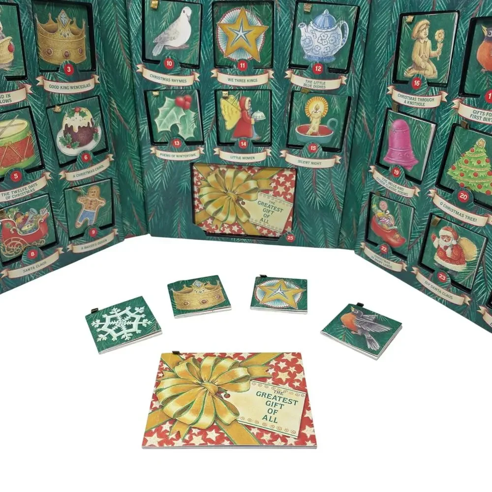 Christmas Keepsake Complete 25 Mini Story Book Ornament Set 2000 Holiday